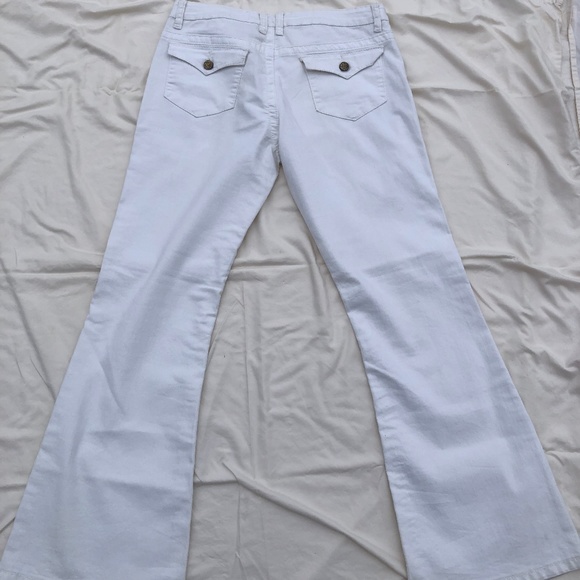 V Christina White Jeans 10 Large Medium - Picture 3 of 6